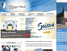 Tablet Screenshot of mairie-village-neuf.fr